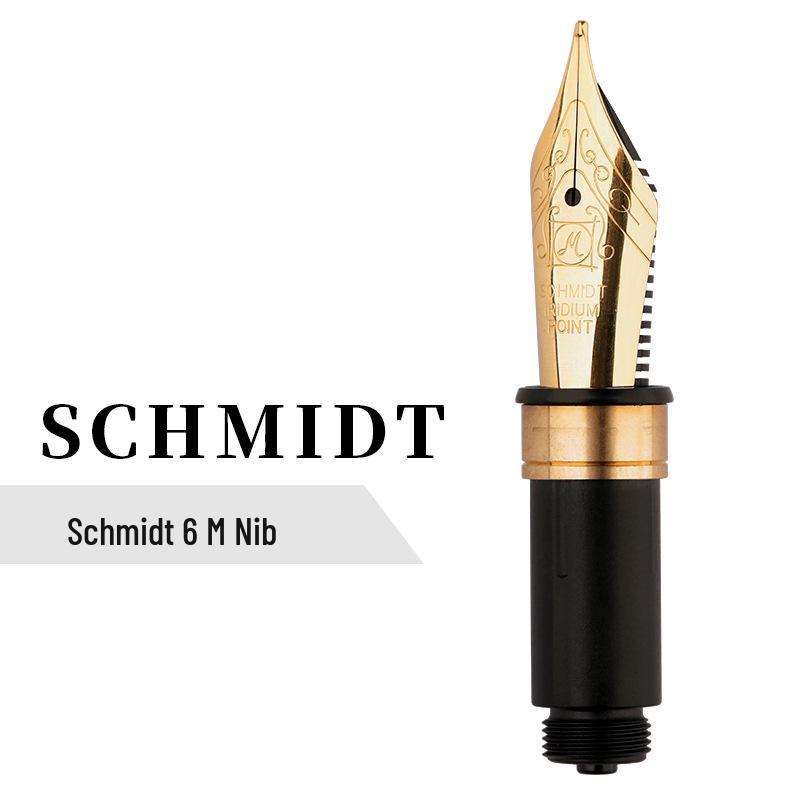 Немецкий набор ручек-перьевых ручек SCHMIDT Bock с позолоченным серебряным пером FH241/FH452