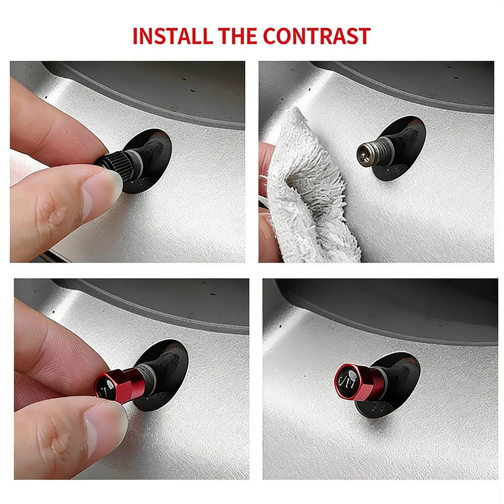 ZDFVU1 For VOLKSWAGEN VW 4pcs Metal Car Wheel Tire Valve Caps Stem Case Covers For VW Volkswagen Golf Polo Passat Tiguan Touran Jetta A