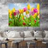 Алмазная картина Цветок Тюльпан Полный квадратный дрель Алмазная вышивка Цветочная мозаика Набор