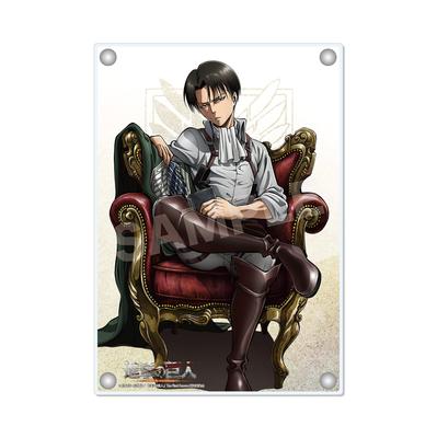 CS Front Attack on Titan Акриловая доска 04 Levi 208 x Акриловое железо vol.2 Приблизительно. 147,5 мм