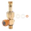 Brass 5000Psi M18x1.5 High Pressure Switch Valve with Gold 8mm Female Connector for CO2 Inflatable