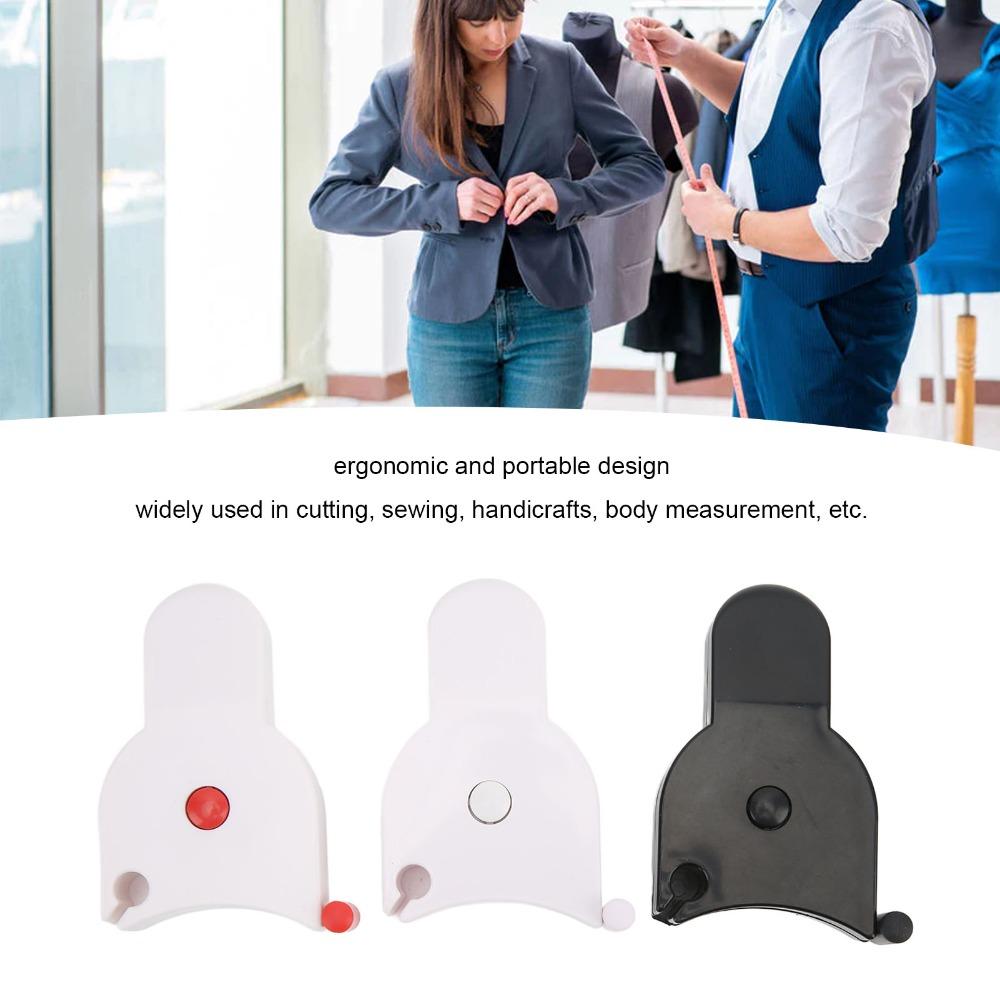 3Pcs Clear Markings Body Measuring Tape Automatic Telescopic Tape Measure Home Fitness Use