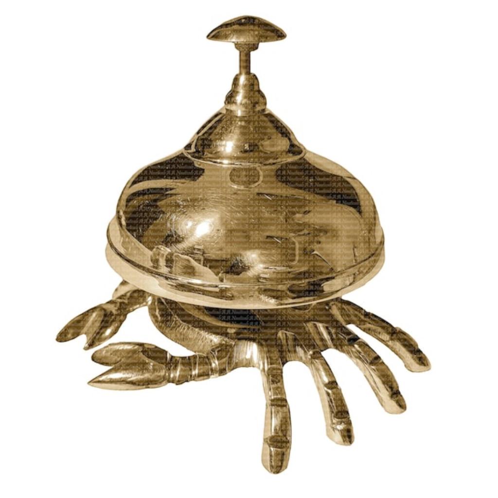 Краб офисный латунный стол звонок колокольчик уникальный винтажный морской антикварный отель стойка декоративные звонящие колокольчики подарки для папы рождественский декор