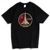 Space Agency Soviet Space Race Astronaut Moon Landing Spring/Summer Short Sleeve Men's T-Shirt Loose