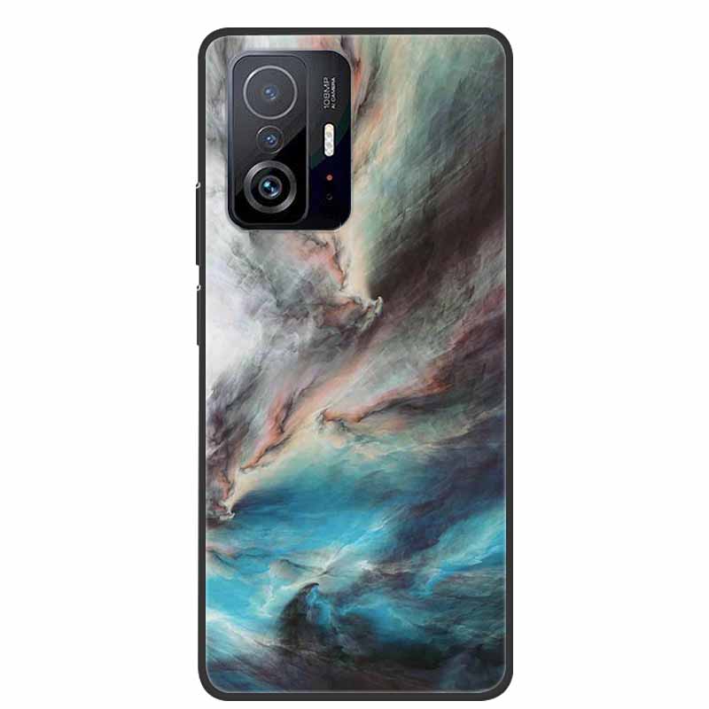Чехол для Xiaomi 11T Pro Мраморный Мягкий Силиконовый Задний Чехол для Телефона Xiaomi mi 11T Pro Чехол для Xiaomi 11 T Pro 2021 Coque Funda