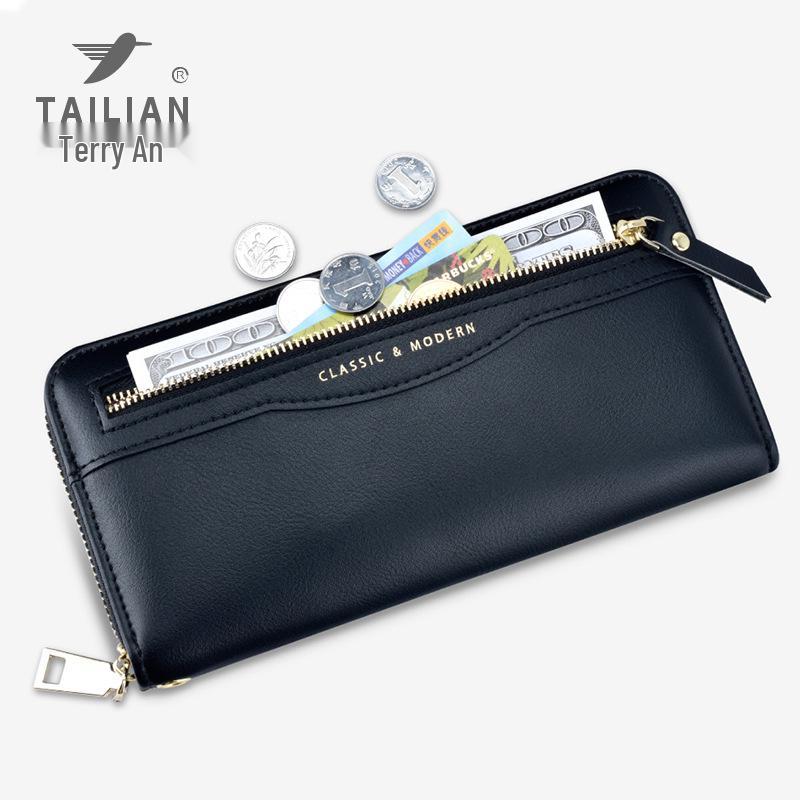 Женский многофункциональный кошелек на молнии и держатель для карт клатч Tailian