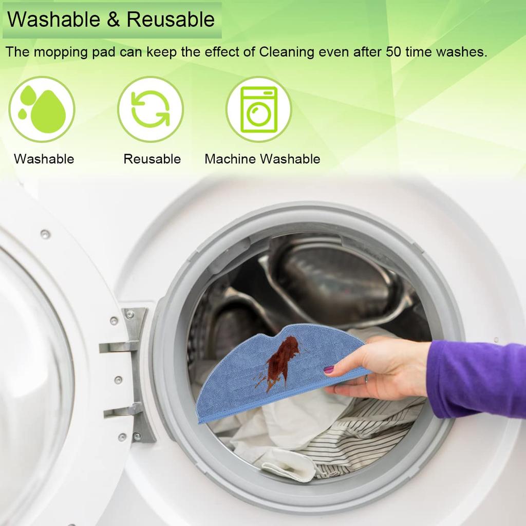 EATBALE Швабра 8 Микрофибра Мягкая Совместима с S7 S7 MaxV S7 MaxV S7 и Роботами-Пылесосами Тряпки, Накладки, S8, S8+, S7, S7+, S7Plus, MaxV, Plus,