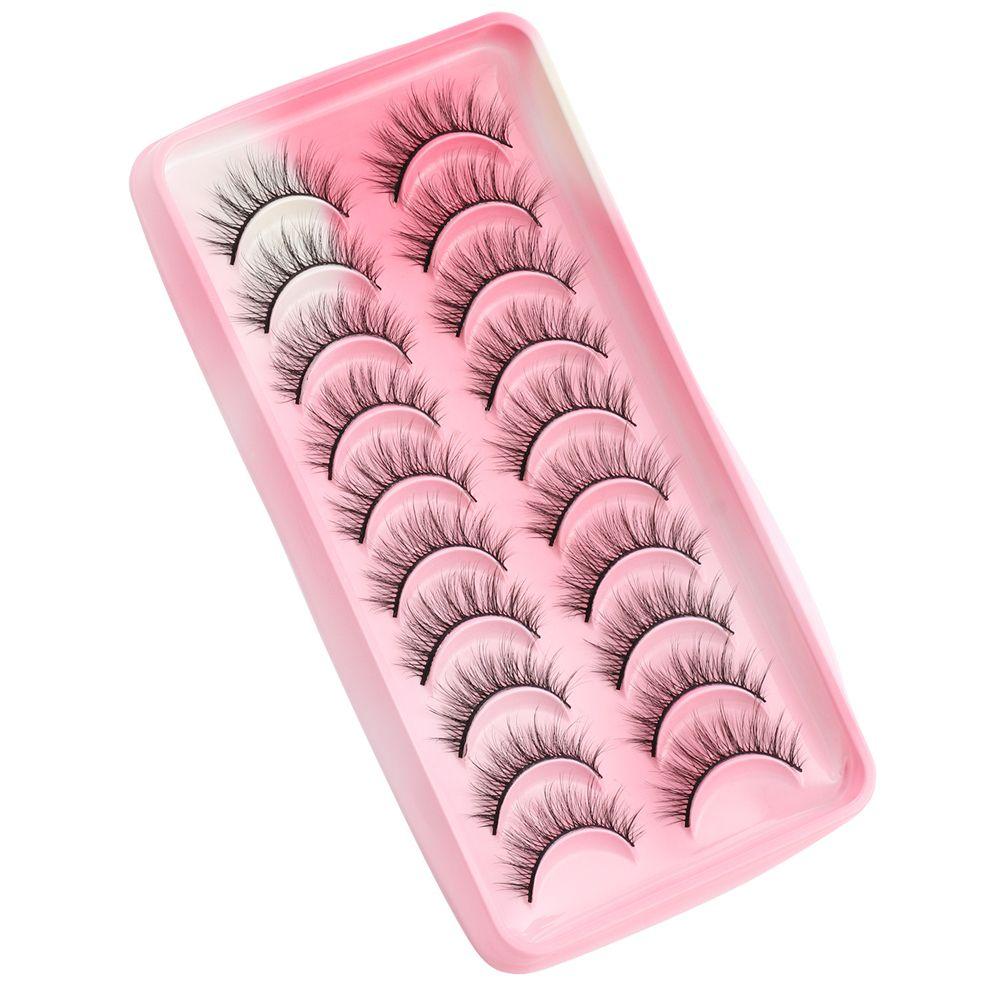 Wispy Cat-Eye Makeup Dramatic Fake Eyelashes Manga Lashes Anime Lashes Cosplay Lashes Mink Lashes