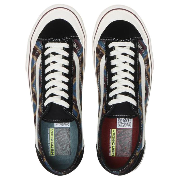 Vans Style 136 Decon Vr3 Sf Fashion Comfortable Low-Top Skate Shoes Unisex Sneakers Black Brown VN0A4BX9BMB