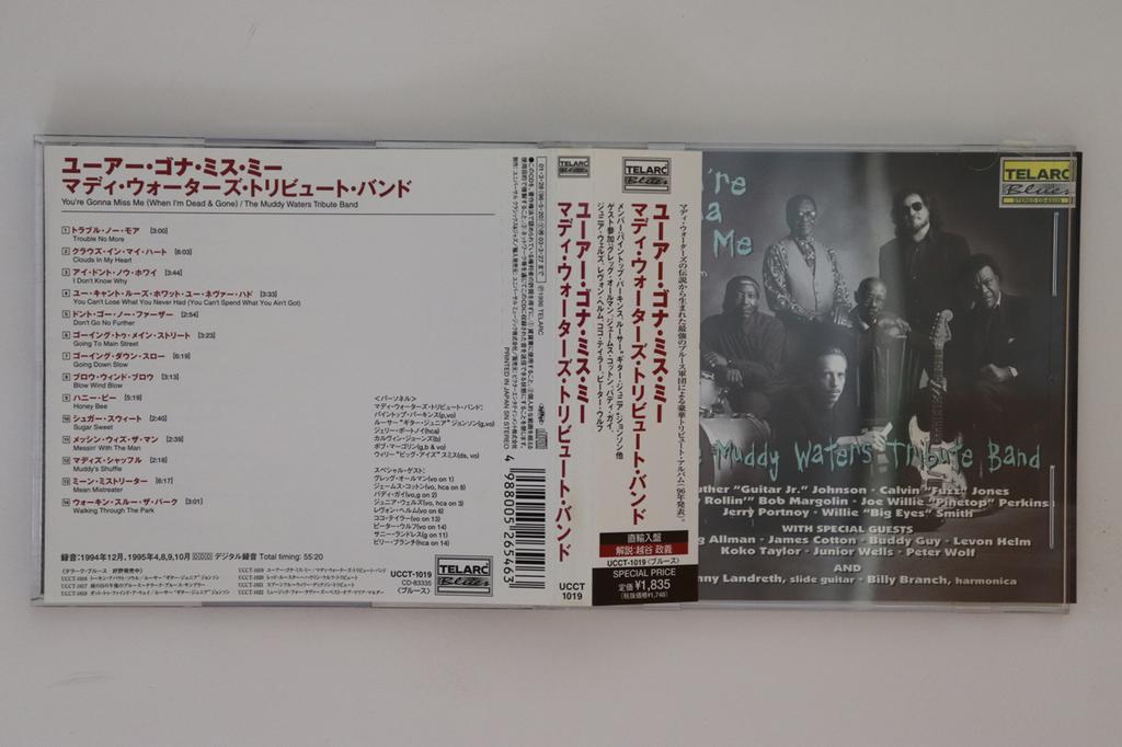 CD TRIBUTE-ГРУППА MUDDY WATERS - Ты будешь скучать по мне (Когда я умру UCCT1019 TELARC 1996 Япония Оби Блюз Б/У