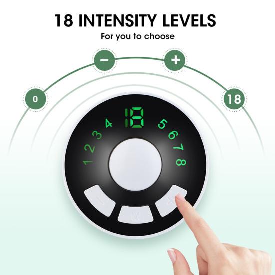 Портативный массажер для мышц, зарядка через USB, массаж с автоматическим отключением