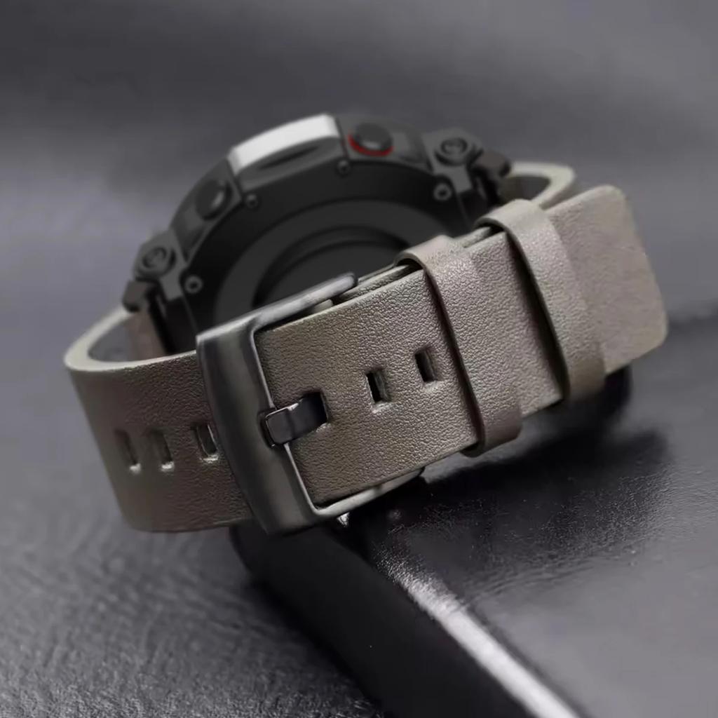 Кожаный ремешок для часов Huami Amazfit T-REX 2/3, мужской ремешок для Amazfit T-Rex/T-Rex Pro/T-Rex 2 Ultra, сменный браслет Correa