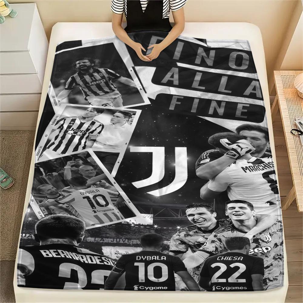 Фланелевое одеяло с принтом Juventus, Высококачественное, Удобное для всех сезонов, Декор для дома, Тепло и уют