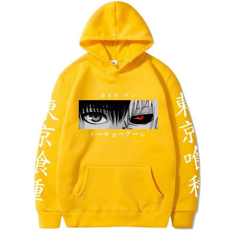 Mens Tokyo Ghoul Kaneki Ken Hoodie Sweatshirt Anime Cosplay Streetwear Pullover Fall