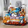My Hero Academia Cartoon Printed Blanket Warm Flannel Blankets Soft and Comfortable Blanket Home Travel Blanket Birthday Gift