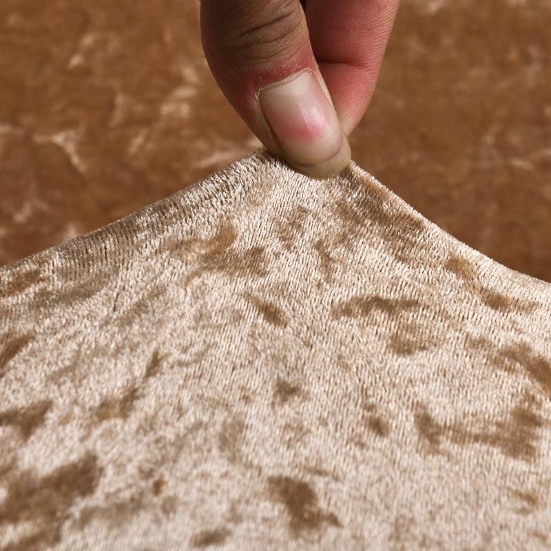 Futon Slipcover Armless Folding Sofa Cover Velvet Stretch Elastic Washable Couch Sofa Furniture Protector for Futon Moving Sofa Bed Without Armrests