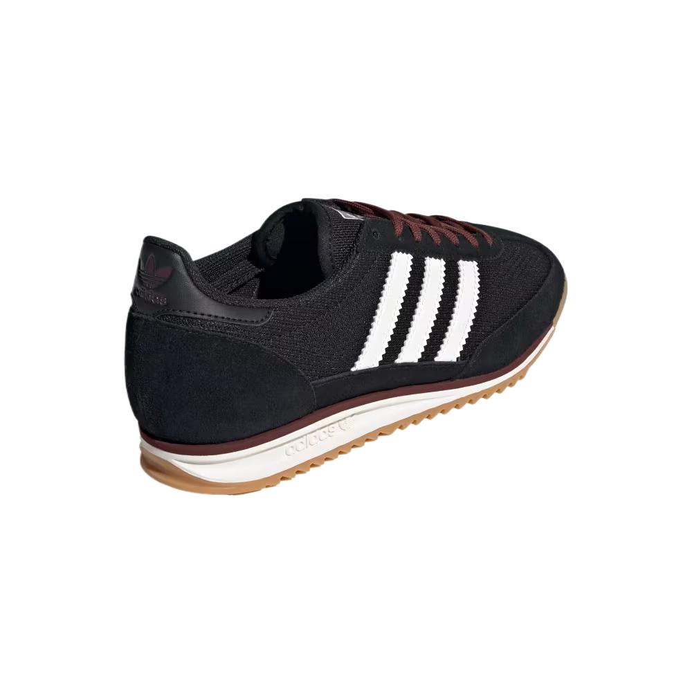 adidas Женские кроссовки SL72 OG Черные с Белыми и Коричневой подошвой Core-Black JQ8326