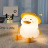 YAVINCOL Nursing Duck Night Bedside Bedroom Silicone Touch Room Bedside Lighting Теплый цвет Indirect USB Christmas Birth Cute Light, Light, Light,