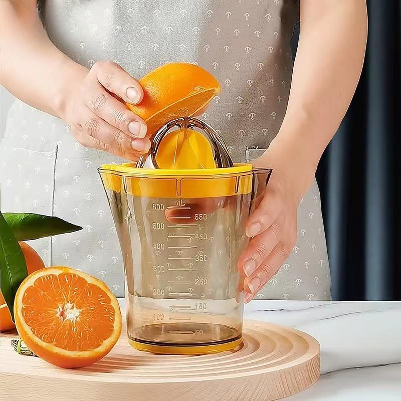 Ручная соковыжималка с мерным стаканом и весами, простая, для фруктов, апельсин, лимон, 1 шт.