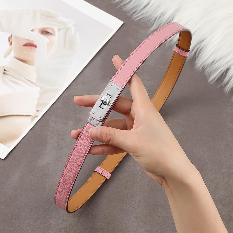 H's Belt Women's Genuine Leather All-Match High-Grade Matching Dress Waist-Tight Decorative Suit Pants Belt