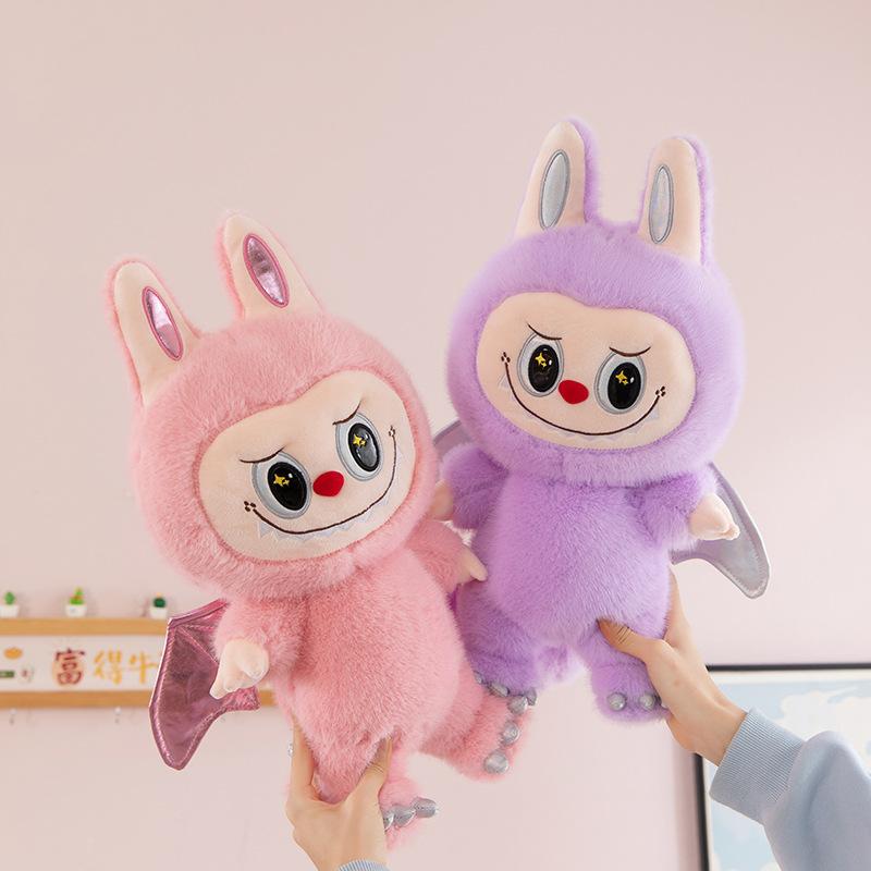 Аниме Монстр Лабубу Зимомо Ангел Сделай сам Кукла Фигурка Виниловая Кукла Плюшевая Игрушка Подушка Украшение Комнаты Подарок на День Рождения Ребенка