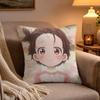 Anime MMedalist Pillow Case Soft Plush Cushion Cover Double Print and Invisible Zipper for Sofa Home Car Use