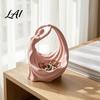 Elegant Jewelry Tray Ballerina Tray 3D Printed Dancer Sculpture Ring Holder for Earrings Necklaces Bedroom Vanity Decor Matte Pink Storage Entryway