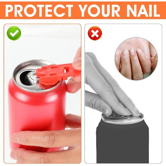 24 PCS Manual Easy Can Opener, Colorful Drink Can Protector Soda Beer Protector Leakproof Soda Top Ring Opener Tool for Parties BBQs Beach