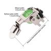 Downward Folding Hemming Curling Presser Foot Wear-Resistant Metal Roller Foot,Practical Industrial Roller Presser Foot For Home