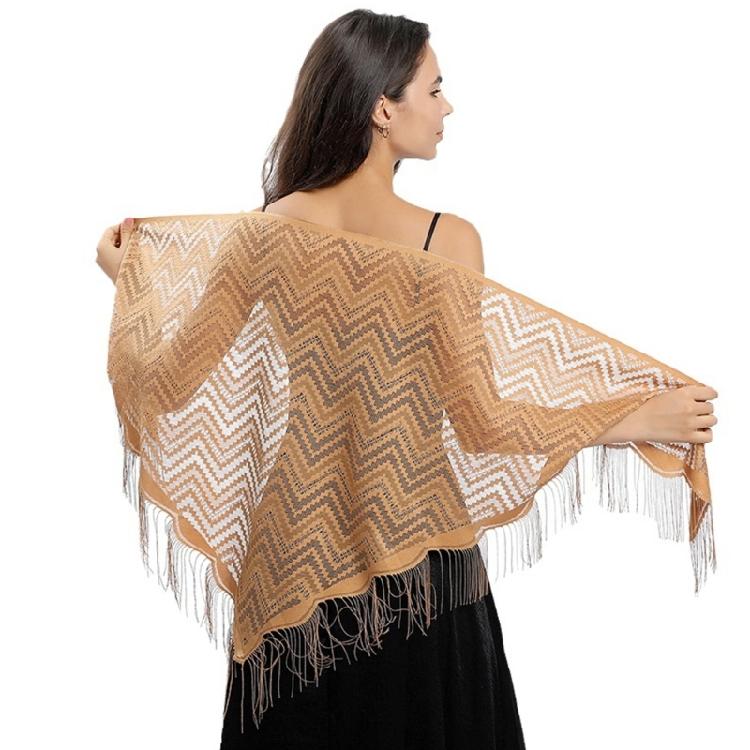 Shoulder Scarf Lace Triangle Stylish Wrap For Women Daily Wear Fringed Shawl For Wedding Ceremonies And Evening Soirees