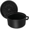 Casserole Zwilling Staub Round 20cm Black 2.2l (1102025)