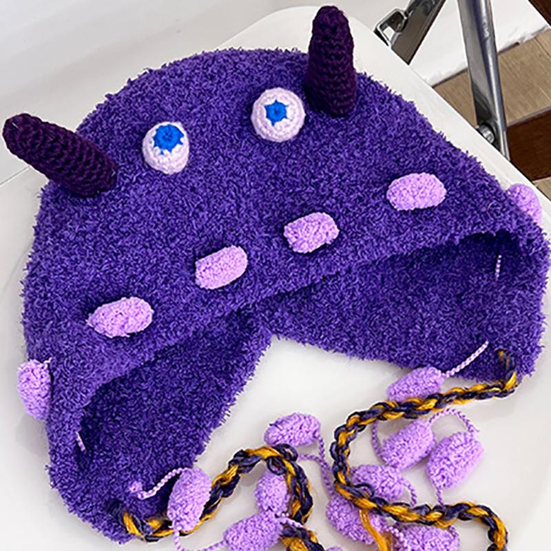 Милые медвежьи ушки Тедди флис вязаный разноцветный пуловер шапка для женщин зимние теплые защитные наушники Able Straps шапки-бомберы