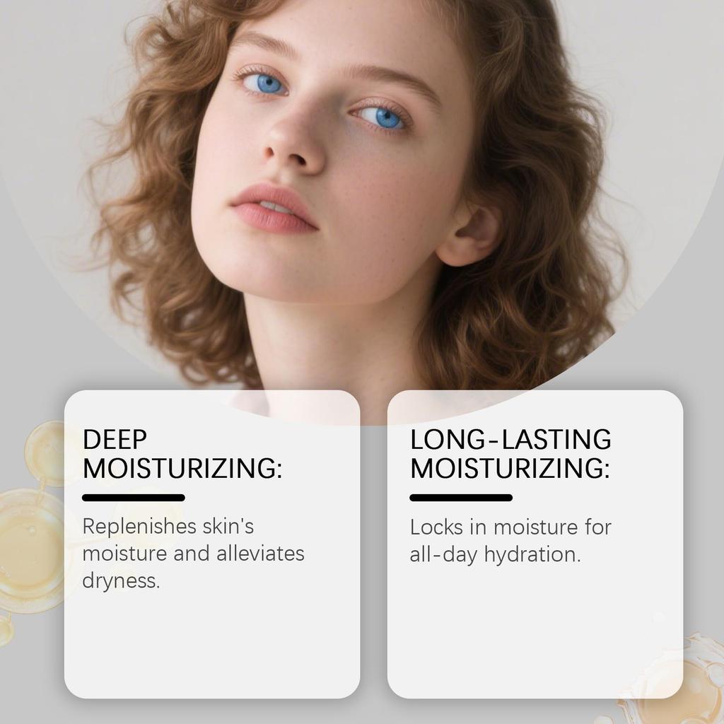 Gentle skin-friendly moisturizing cream, facial basic moisturizing care cream, soft and smooth face, daily skin care lotion 30g