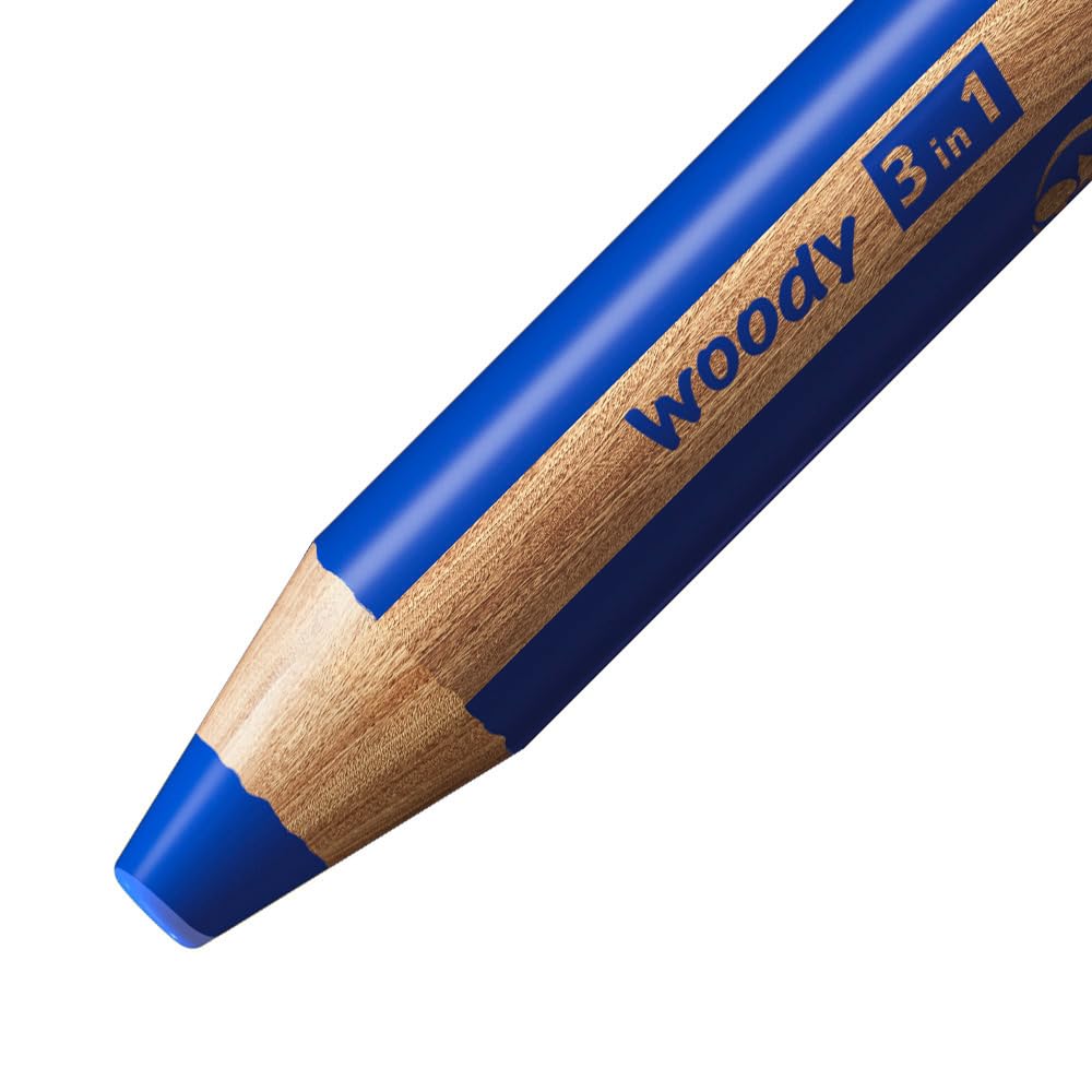 Набор цветных карандашей STABILO Woody 18 дюймов, 3-в-1, цветные, 880-18-3