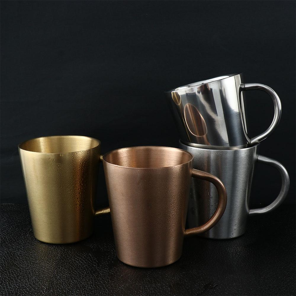 Steel Double Wall Kitchen Accesssories Kitchen Drinkware Mug Cup Coffee Mug Water Mugs Beer Cup