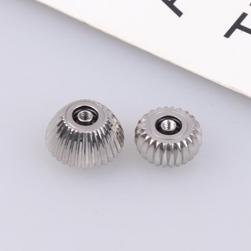 Серебряная заводная головка часов из нержавеющей стали разных размеров для часов St3600/St3621 Eta 6497 6498 с ручным заводом, аксессуар