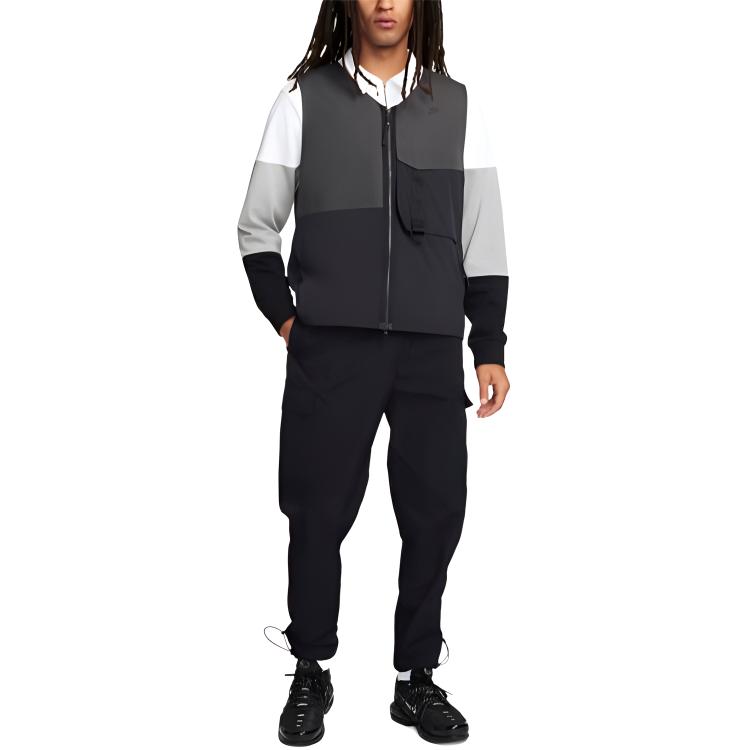 Nike Спортивные брюки-карго, легкие, удобные, повседневные, тканые, мужские, черные, угольные, FJ5260-010