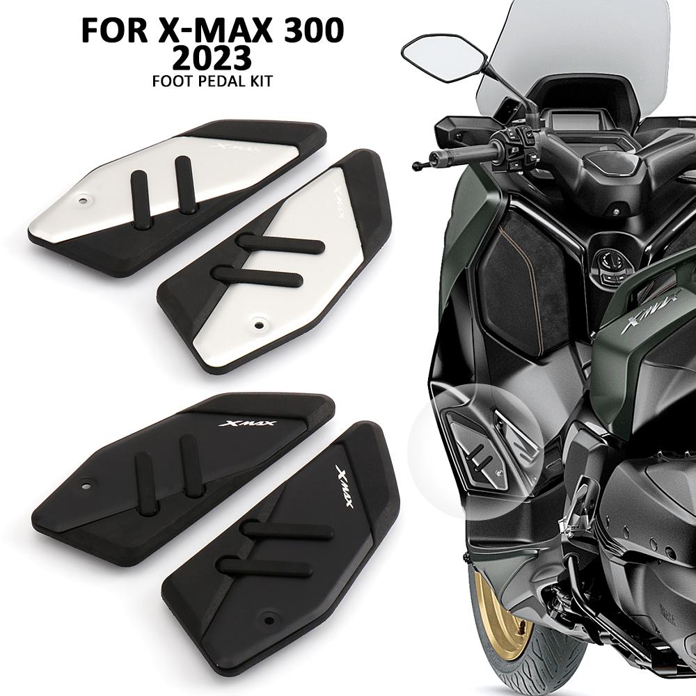 Мотоциклетные подножки Подушечки для ног Пластина педали Педали Для Yamaha X-MAX 125 250 300 400 XMAX125 XMAX250 XMAX300 2017-2025 XMAX400