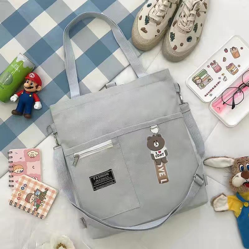 Ins Style Canvas Tote Bag Women's Small Crossbody Bag Versatile Student Supplement Handbag