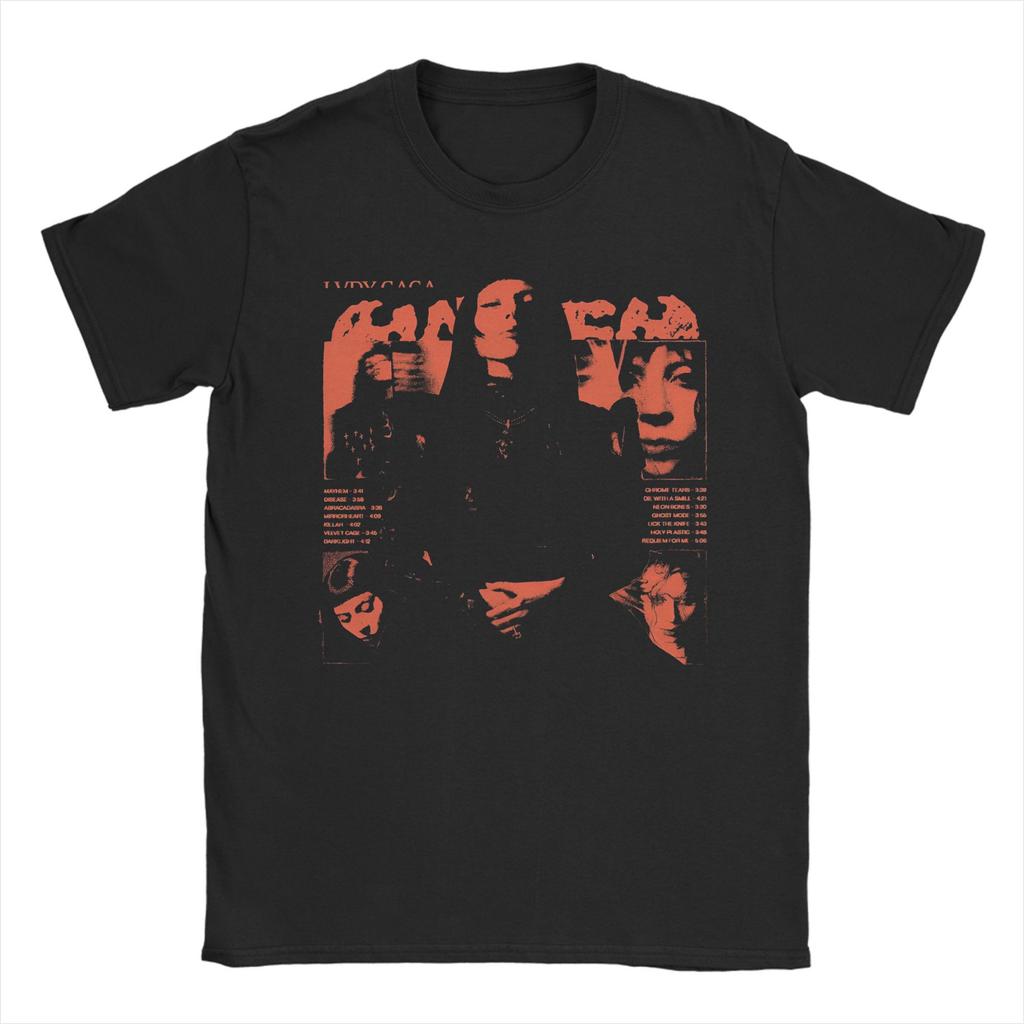 Lady Gaga Garden of Eden Lady Gaga Mayhem Album Graphic T Shirt Funny  T-Shirts Summer O Neck Tee Shirt Oversize Clothing