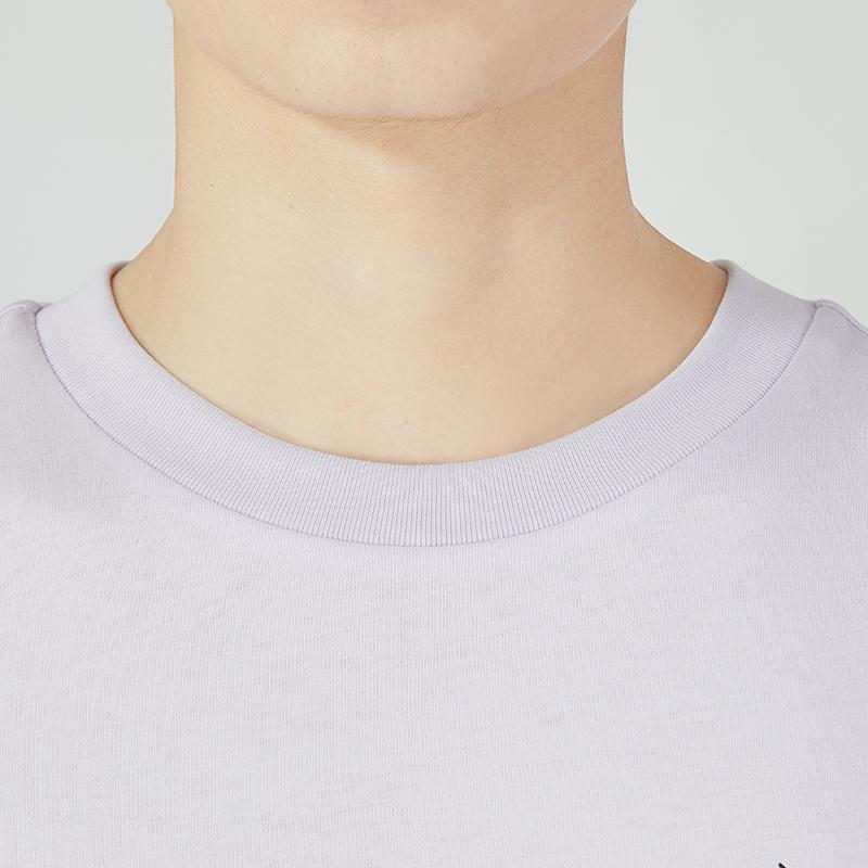 Puma Ess+ Animal Sports Casual Breathable Crew Neck Short Sleeve T-Shirt Men Tops Light-Purple 535384-17XY/215057742