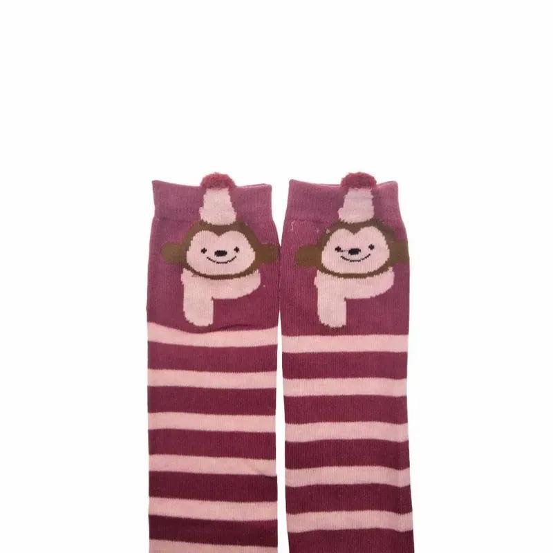 Носки с героями мультфильмов, хлопковые милые носки с маленькими животными, милые гольфы, детские носки для мальчиков и девочек, От 2 до 12 лет