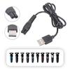 Зарядный кабель USB 5 В для 2000 3000 5000 7000 2400 X3001/90 2600 Компактный дорожный адаптер питания для электробритвы