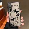 Креативный чехол с узором «Цветы и бабочки» для Samsung Galaxy S26 Ultra S25 Edge S24 Plus S23 S22 S21 FE, магнитный, для Magsafe, матовая крышка