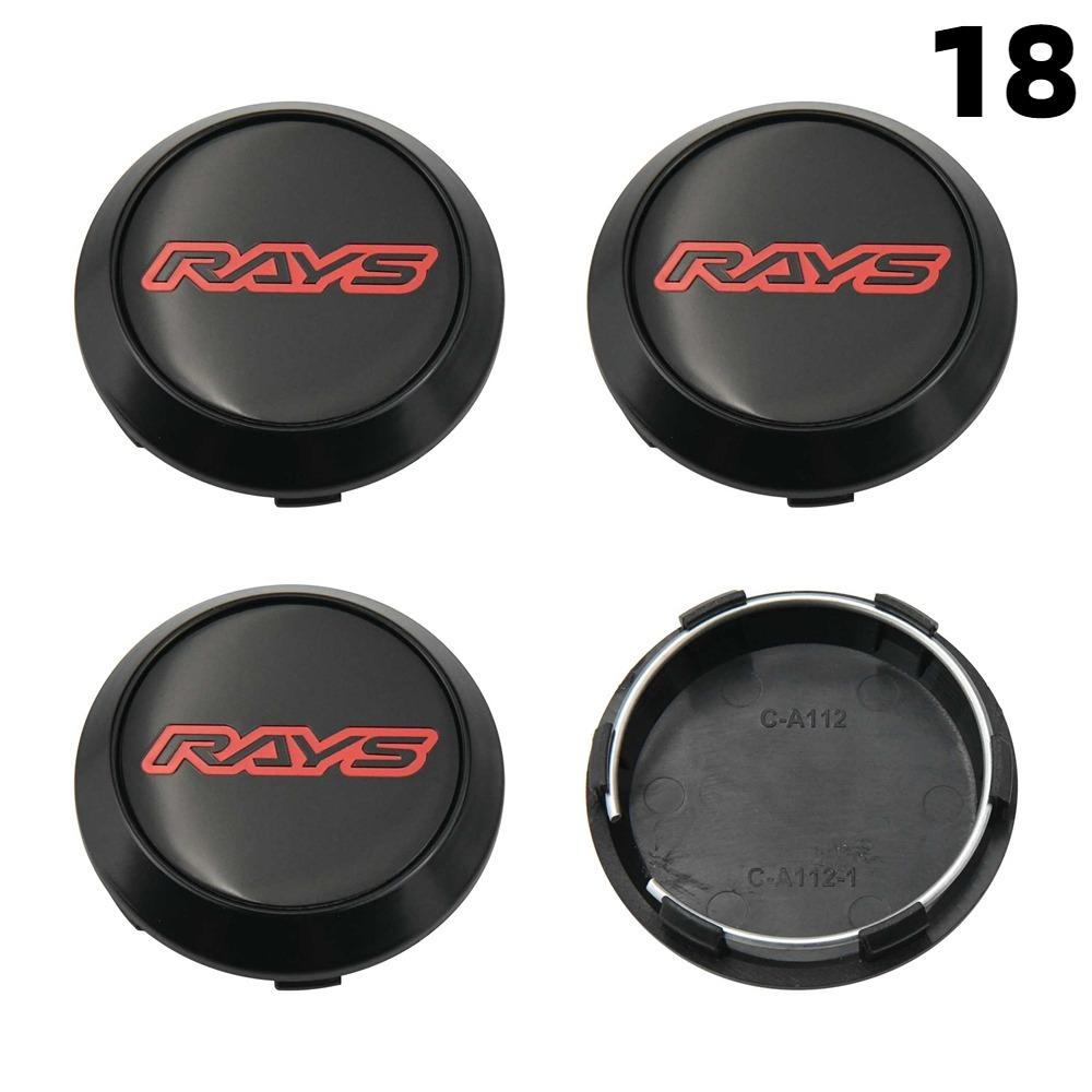 DBS3 4PCS New 64MM OD / 60MM ID Cap For Rims RAYS VOLK VR GRAM Emblem Wheel Center Cap Sport Car Logo Wheel Cover Hub caps