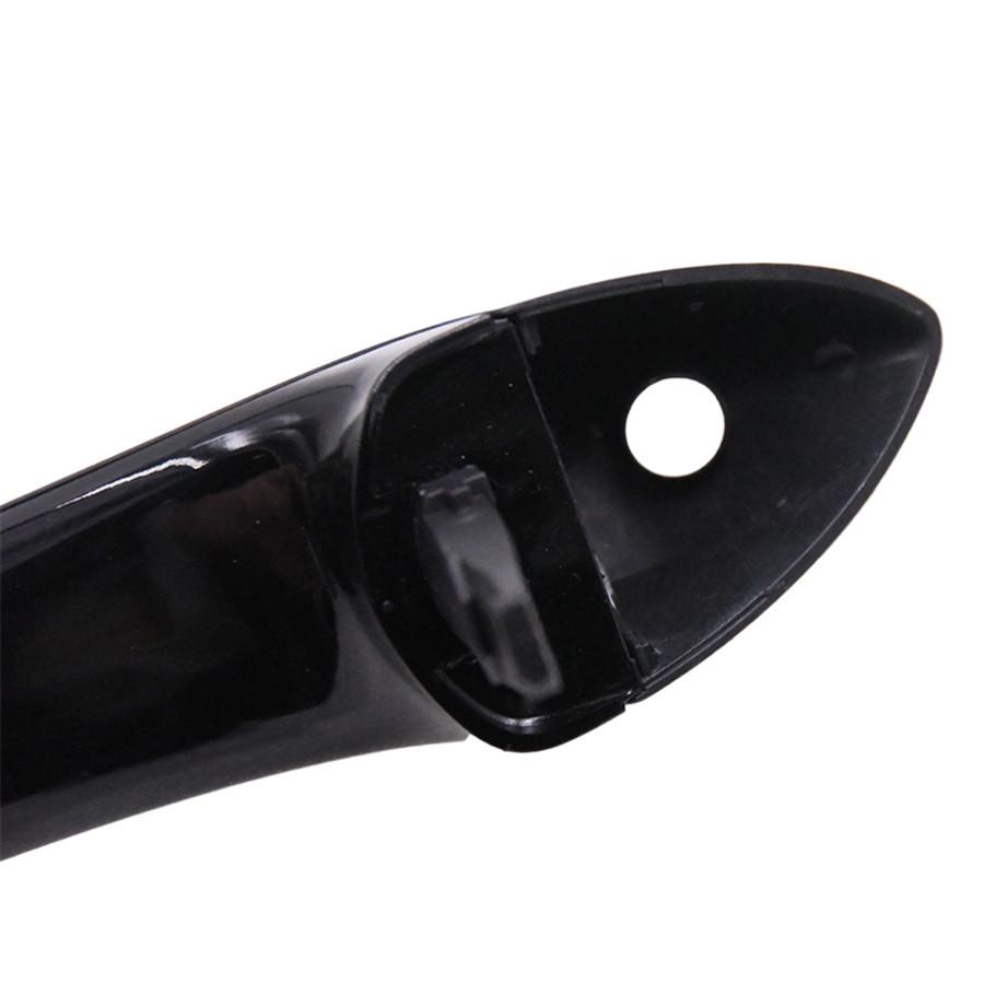 1x Black Car Exterior Front Left Comfort Door Handle 51217231931 For BMW F10 F01