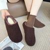 Шерстяная обувь, Тапочки, Женская обувь, Нескользящая, Теплая и Высококачественная хлопковая обувь