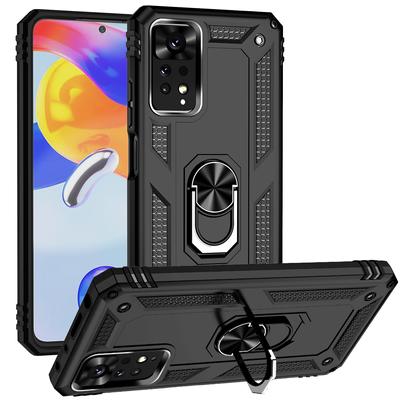 Жесткий прочный защитный чехол с кольцом на палец для Redmi Note11 Note 11 Pro 5g 11s Note 10 10s 10c, противоударный чехол для мобильного телефона