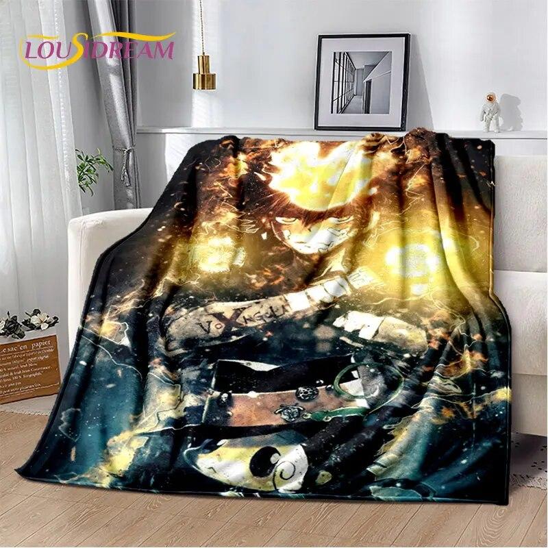 Мягкое плюшевое одеяло с героями аниме Hitman Reborn, фланелевое одеяло, одеяло для гостиной, спальни, кровати, дивана, чехол для пикника, детское одеяло