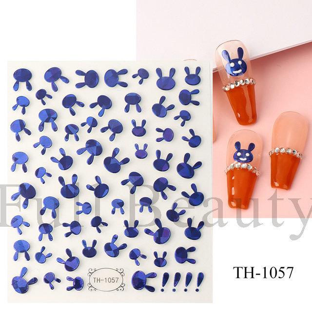 New nail art stickers ins European and American Halloween Dark Spider Ghost Thin Tough Adhesive Nail Stickers